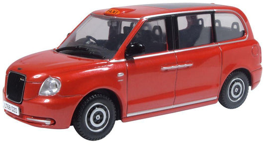 Oxford Diecast 43TX5002 LEVC TX5 Taxi Tupelo Red 1:43