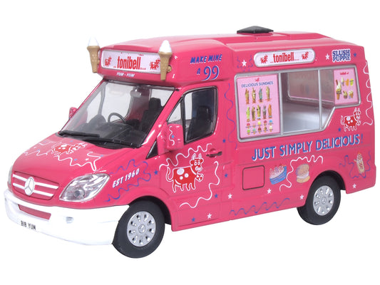 Oxford Diecast 43WM009 Mercedes Whitby Mondial Ice Cream Van Tonibell 1:43