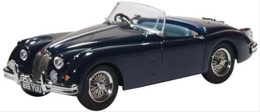 Oxford Diecast 43XK150009 Jaguar XK150 Roadster Indigo Blue 1:43