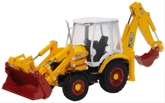 Oxford Diecast 763CX003 JCB 3CX Eco Backhoe Loader 70th Anniversary OO Gauge