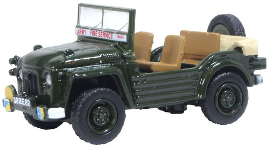 Oxford Diecast Austin Champ RASC Fire Service OD76AC004 OO Gauge