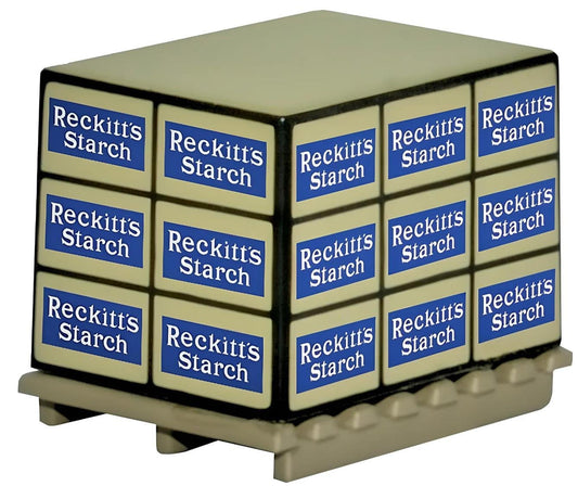 Oxford Diecast Pallet Loads Reckitts Starch (4) OD76ACC007 OO Gauge