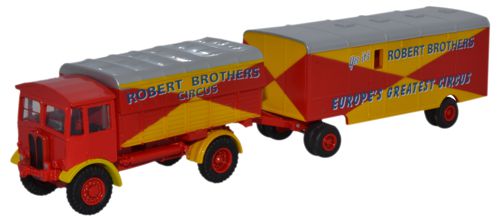 Oxford Diecast 76AEC019 AEC Matador and Trailer Robert Brothers OO Gauge