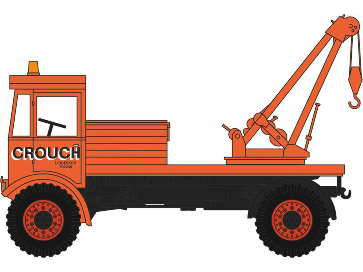Oxford Diecast AEC Matador Wrecker Crouch Recovery OD76AEC021 OO