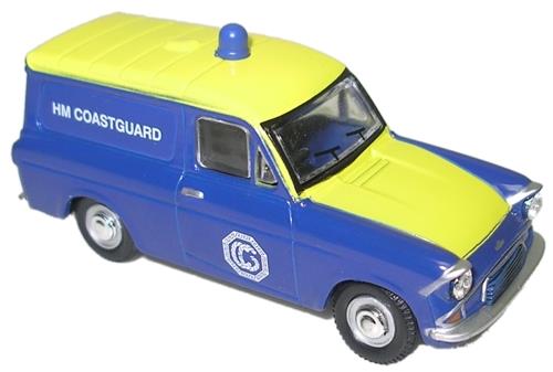Oxford Diecast 76ANG021 Ford Anglia Van Coastguard OO Gauge