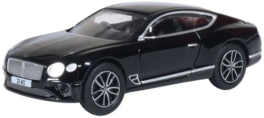Oxford Diecast 76BCGT003 Bentley Continental GT Sport Onyx Black OO Gauge