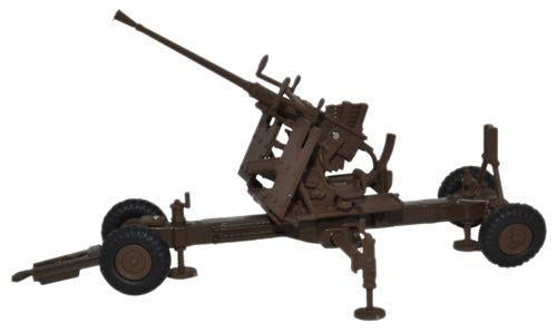 Oxford Diecast 76BF001 Bofors Gun 40mm Brown OO Gauge