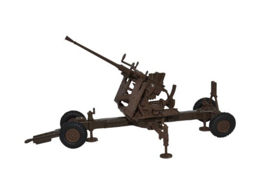 Oxford Diecast 76BF001 Bofors Gun 40mm Brown OO Gauge