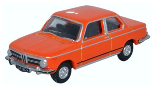 Oxford Diecast 76BM02001 BMW 2002 Colorado Orange OO Gauge