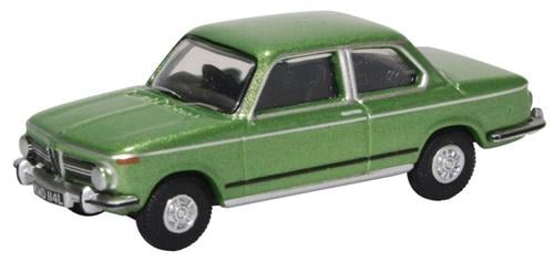 Oxford Diecast 76BM02003 BMW 2002 Taiga Green OO Gauge