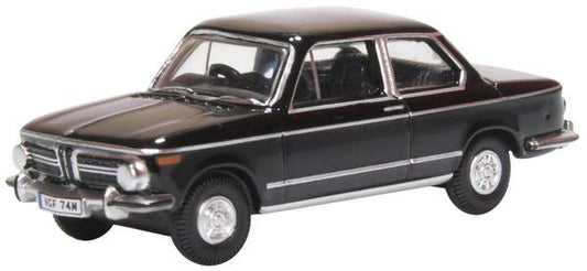 Oxford Diecast 76BM02004 BMW 2002 Black OO Gauge