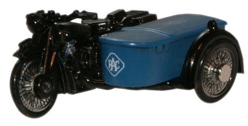 Oxford Diecast 76BSA002 BSA Motorcycle and Sidecar RAC OO Gauge