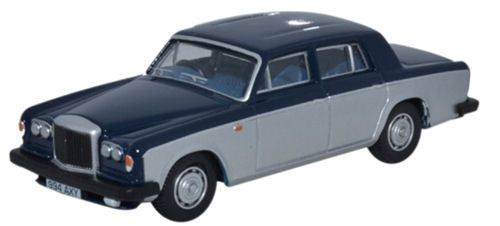 Oxford Diecast 76BT2004 Bentley T2 Saloon Seychelles Blue/Shell Grey OO Gauge