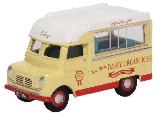 Oxford Diecast 76CA030 Bedford CA Ice Cream Hockings OO Gauge