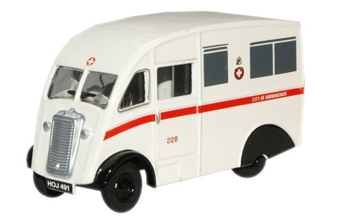 Oxford Diecast Commer Q25 City Of Birmingham Ambulance OD76CM007 OO Gauge