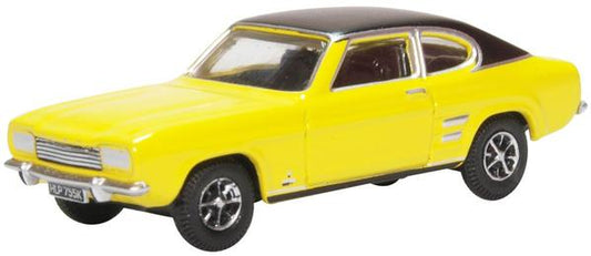 Oxford Diecast 76CP001 Ford Capri MkI Maize Yellow OO Gauge