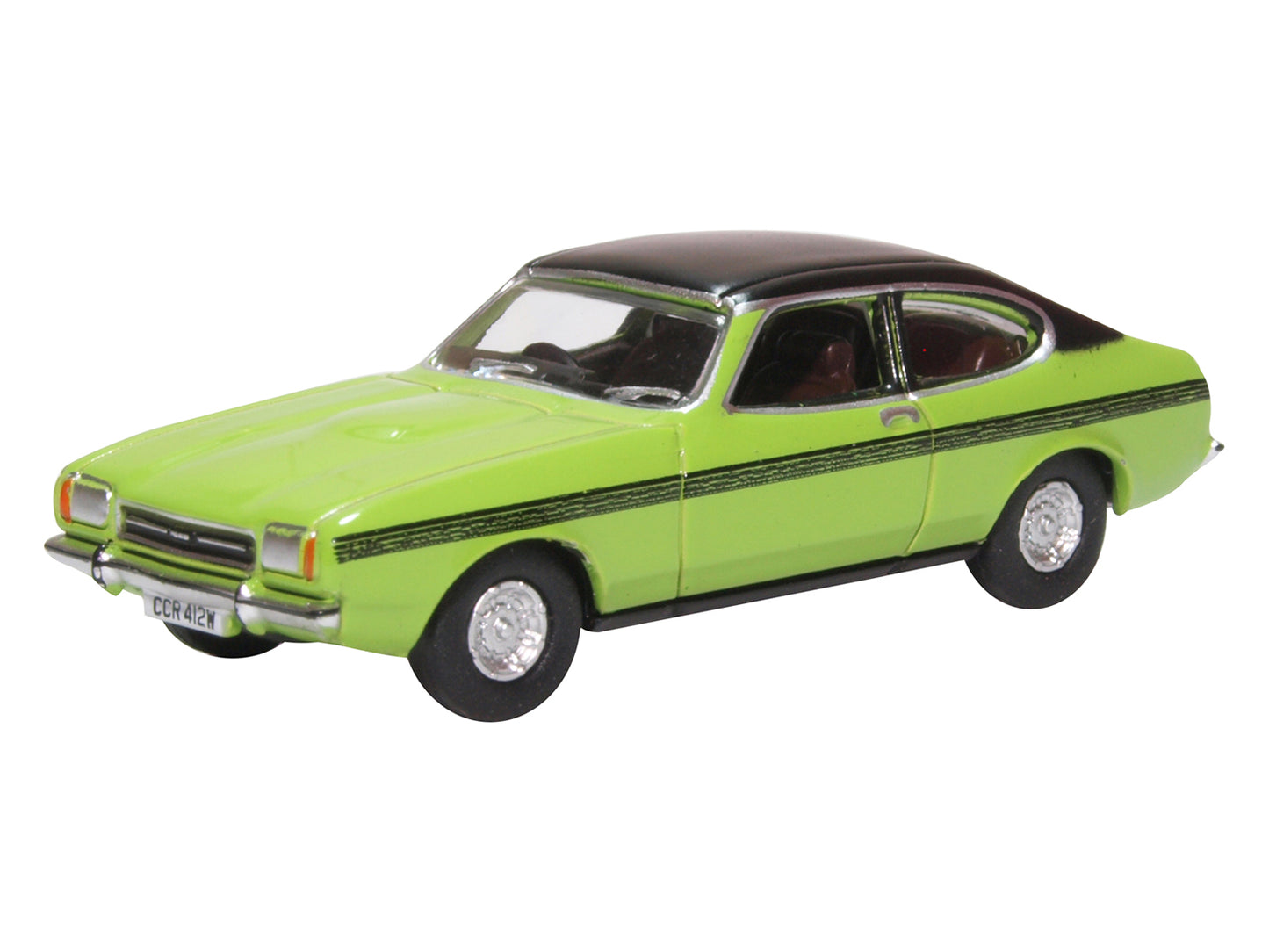 Oxford Diecast 76CPR001 Ford Capri MkII Lime Green Only Fools & Horses OO Gauge