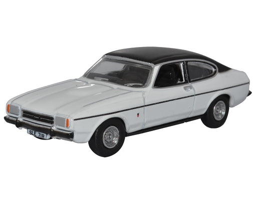 Oxford Diecast 76CPR003 Ford Capri Mk 2 White OO Gauge