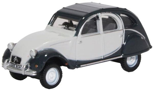 Oxford Diecast 76CT006 Citroen 2CV Charleston Cormorant/Midnight Grey OO Gauge
