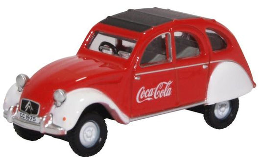 Oxford Diecast 76CT007CC Citroen 2CV Coca Cola OO Gauge