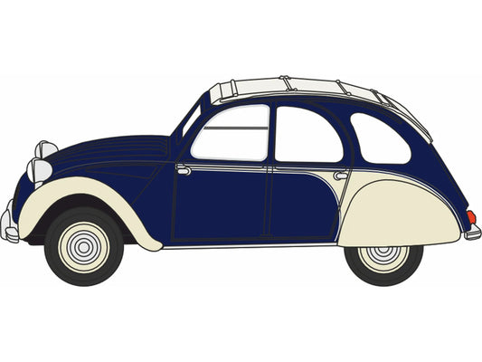 Oxford Diecast Citroen 2CV Dolly Blueberries & Cream OD76CT008 OO