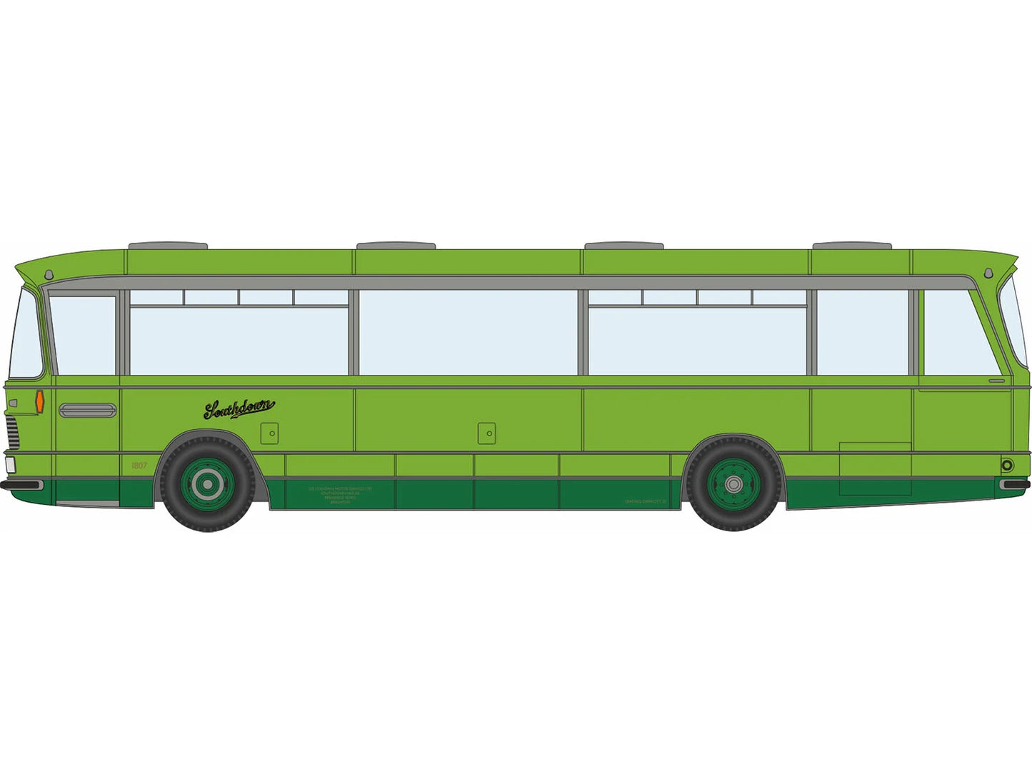 Oxford Diecast Duple Commander IV Southdown OD76DCM001 OO