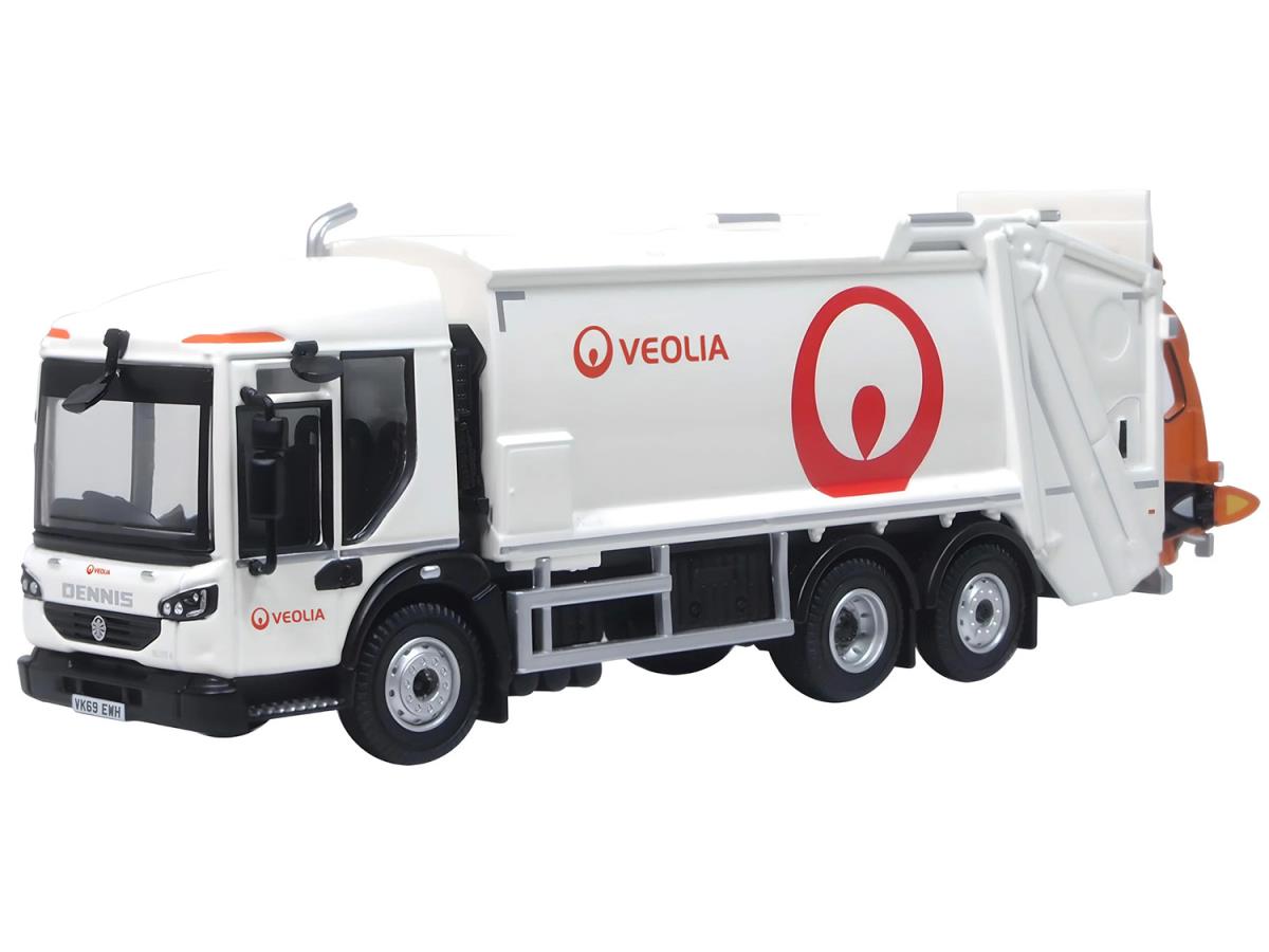 Oxford Dennis Eagle Olympus Refuse Truck Veolia OD76DE002 OO Gauge