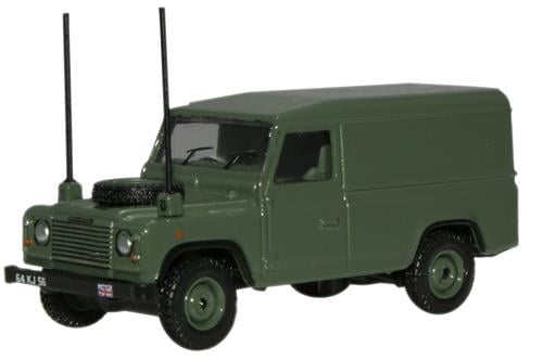 Oxford Diecast 76DEF003 Land Rover Defender Military OO Gauge