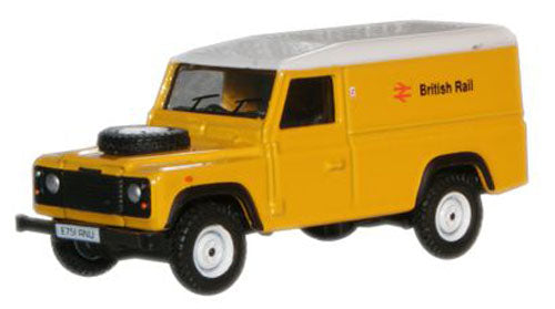 Oxford Diecast 76DEF007 Land Rover Defender British Rail OO Gauge