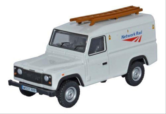Oxford Diecast 76DEF008 Land Rover Defender Network Rail OO Gauge