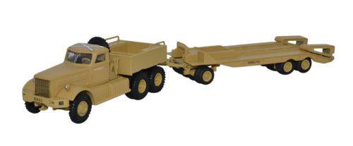 Oxford Diecast 76DT001 Diamond T980 Tank Transporter TRC Western Desert 1942 OO