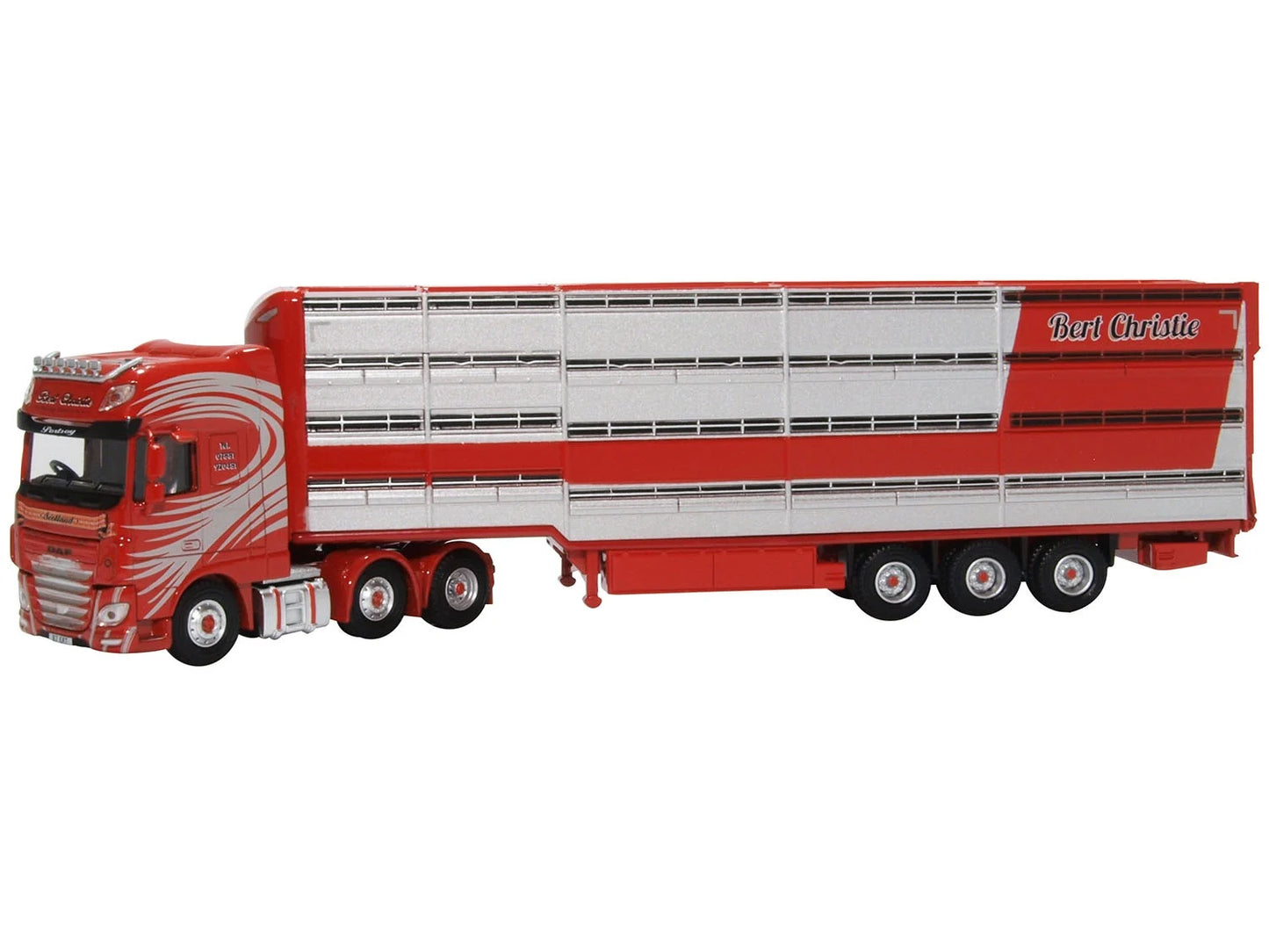 Oxford Diecast DAF XF Euro 6 Houghton Parkhouse Livestock Bert Christie