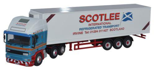 Oxford Diecast 76EC001 ERF EC Olympic Curtainside 40ft Fridge Scotlee Transp. OO