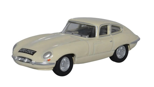 Oxford Diecast Jaguar E-Type Coupe Old English White OD76ETYP004 OO Gauge