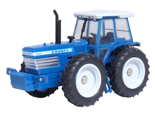 Oxford Ford County Tractor Blue OD76FCT001 OO Gauge
