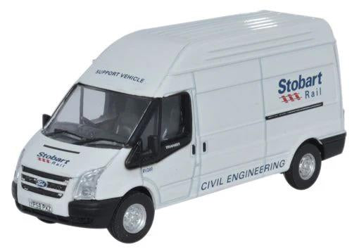 Oxford Diecast Ford Transit MkV LWB High Roof Stobart OD76FT010 OO Gauge