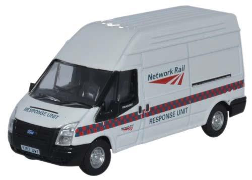 Oxford Diecast 76FT022 Ford Transit MkV High Network Rail Response Unit OO Gauge