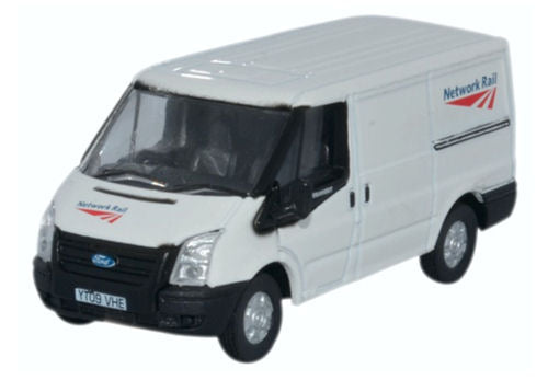 Oxford Diecast 76FT023 Ford Transit MkV SWB Low Roof Network Rail OO Gauge