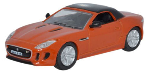 Oxford Diecast 76FTYP003 Jaguar F Type Firesand OO Gauge