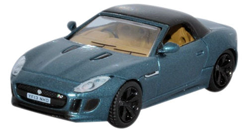Oxford Diecast 76FTYP005 Jaguar F Type British Racing Green Metallic OO Gauge