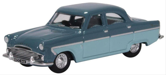 Oxford Diecast 76FZ001 Ford Zodiac MkII Shark Blue/Pompadour Blue OO Gauge