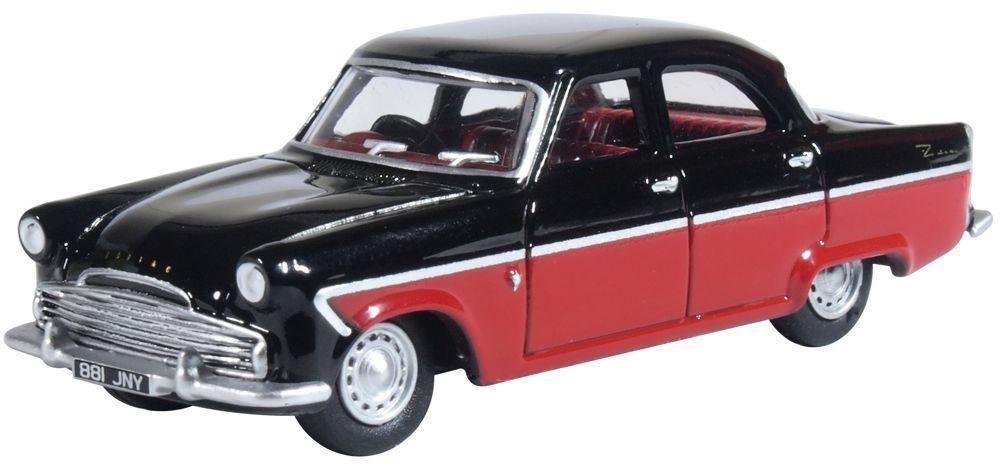 Oxford Diecast 76FZ004 Ford Zodiac MkII Black OO Gauge