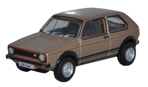 Oxford Diecast 76GF006 Volkswagen Golf GTI Diamond Copper Brown Metallic OO