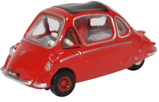 Oxford Diecast 76HE002 Heinkel Kabine Spartan Red OO Gauge