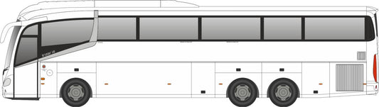 Oxford Diecast 76IR6009 Irizar i6 White OO Gauge