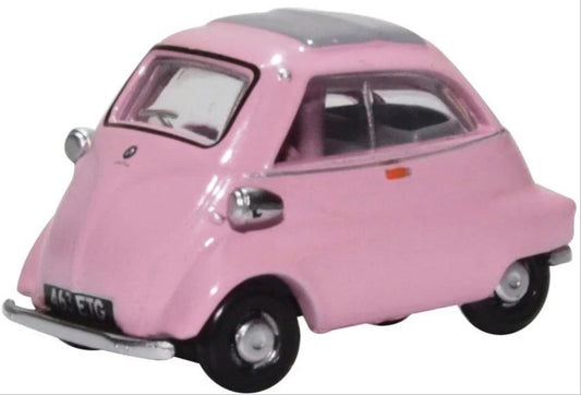 Oxford Diecast 76IS003 BMW Isetta Pink OO Gauge