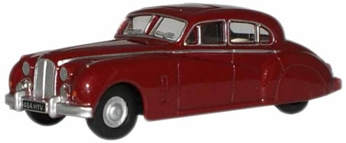 Oxford Diecast Jaguar MkVIIM Claret Metallic (Queen Mother) OD76JAG7004 OO Gauge