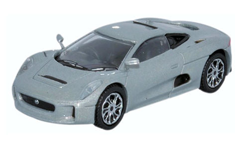 Oxford Diecast Jaguar C-X75 Silver OD76JCX75001 OO Gauge