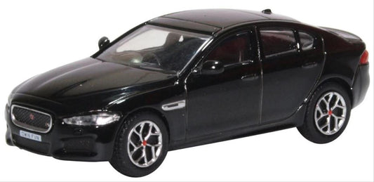 Oxford Diecast 76JXE003 Jaguar XE Narvik Black OO Gauge