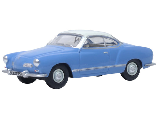 Oxford Diecast VW Karmann Ghia Coupe Lavender/Pearl White OO Gauge 76KG003